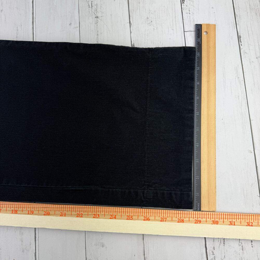 Pact Black Organic Corduroy Palazzo Pants High Rise Wide Leg Retro Size Small - Picture 15 of 16